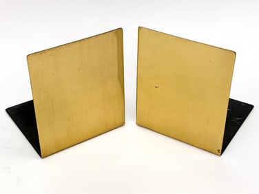 KNOLL SMOKADOR BRASS BOOKENDS