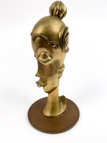 KARL HAGENAUER WEIN AUSTRIAN BRONZE BUST FIGURINE