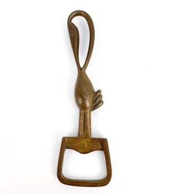 HAGENAUER WEIN AUSTRIAN BRONZE BOTTLE OPENER