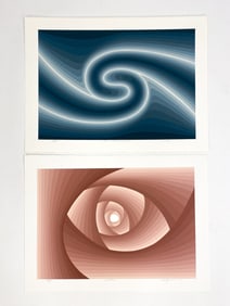 (2) ROY AHLGREN (AMERICAN, 1927-2011) SILKSCREENS