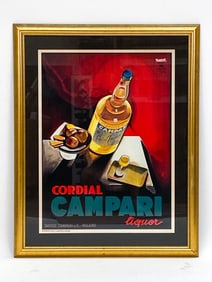 CORDIAL CAMPARI LIQUOR POSTER REPRINT