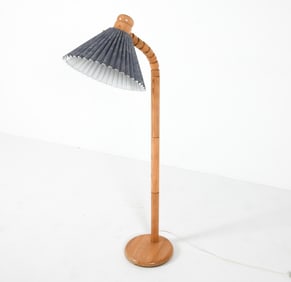 SWEDISH PINE FLOOR LAMP C. 1970S
