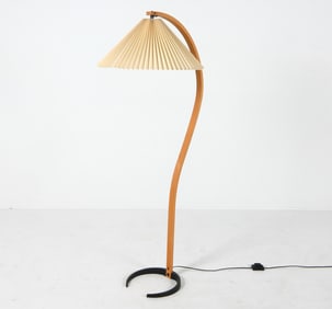 CAPRANI TIMBERLINE DANISH BEECH FLOOR LAMP C. 1970