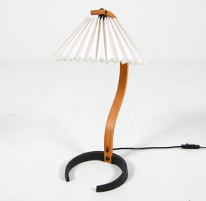 CAPRANI TIMBERLINE DANISH BEECH TABLE LAMP C. 1970