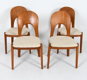 NIELS KOEFOED 'MORTEN' DANISH TEAK DINING CHAIRS