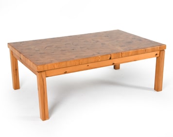 SWEDISH PINE COFFEE TABLE C. 1960S