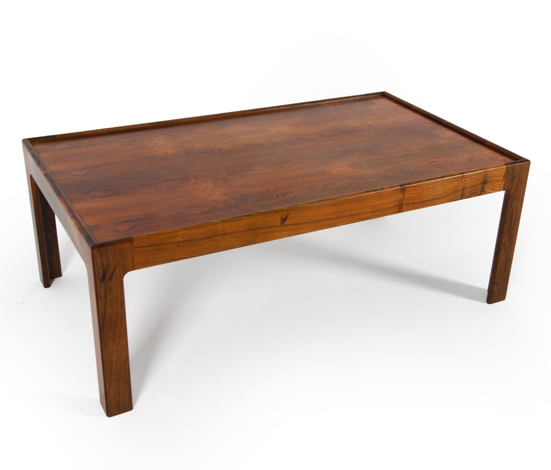 DANISH ROSEWOOD COFFEE TABLE C. 1960S (1 of 13)