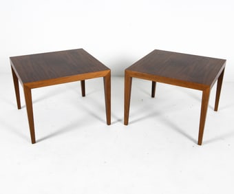PAIR OF SEVERIN HANSEN ROSEWOOD SIDE TABLES 1960S