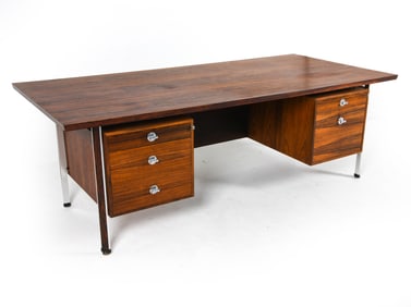 FINN JUHL DANISH ROSEWOOD 'TECHNOCRAT' DESK 1960S
