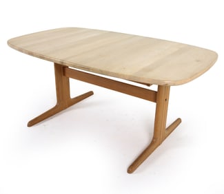 SKOVBY DANISH OAK EXPANDING DINING TABLE