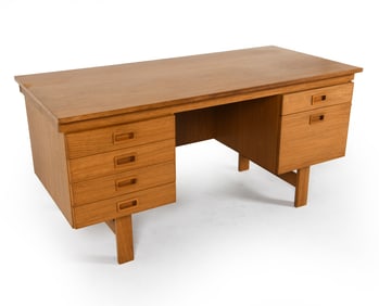 DANISH TEAK WRITING DESK C. 1970S