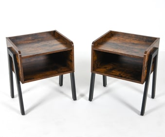 PAIR OF DANISH PINE NIGHTSTANDS