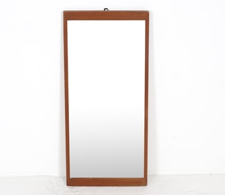 MID-CENTURY DANISH TEAK WALL MIRROR C. 1960S