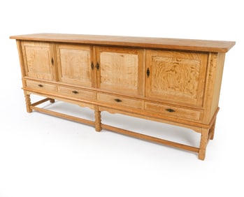 HENNING KJAERNULF DANISH OAK SIDEBOARD C. 1970S