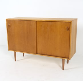 SCANDINAVIAN OAK SIDEBOARD C. 1960S