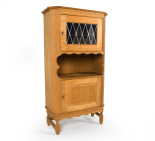 KJAERNULF STYLE DANISH OAK CABINET C. 1970S