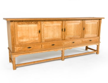 HENNING KJAERNULF DANISH OAK SIDEBOARD C. 1970S