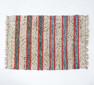 VINTAGE SCANDINAVIAN WOOL ACCENT RUG