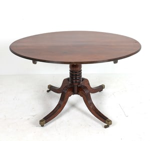 ANTIQUE REGENCY ROSEWOOD TILT TOP TABLE