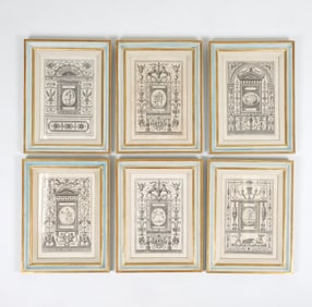 ANTIQUE ITALIAN ORNAMENTAL PRINT GROUP