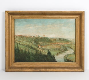 DANISH LANDSCAPE O/B PAINTING