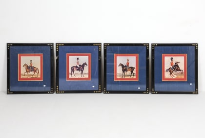 BRITISH CAVALRY ARMY OFFICER LITHOGRAPHS