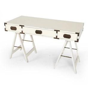BERNHARDT CAMPAIGN STYLE SAWHORSE DESK