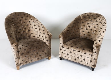PAIR OF LOUNGE CHAIRS ATTR. TO DONGHIA