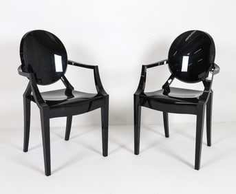 PAIR KARTELL 'LOUIS GHOST' ARMCHAIRS