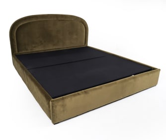 NEWBERY VELVET PLATFORM BED FOR LULU & GEORGIA