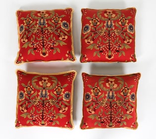 MACKENZIE CHILDS HARLEQUIN VELOUR PILLOWS