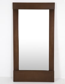 LARGE CONTEMPORARY METAL FRAMED MIRROR