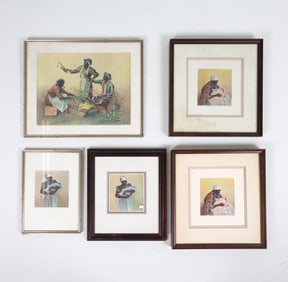 ELIZABETH O'NEILL VERNER PRINT GROUPING 20TH C.