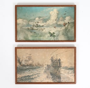 CLAUS BERGEN & G. H. DAVIS WWII PRINTS
