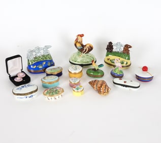 GROUPING OF MINIATURE BOXES ETC.