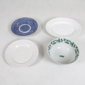 PORCELAIN BOWLS AND PLATTER GROUPING