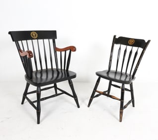 (2) BRUNSWICK SCHOOL & UNIVERSITY PENN CHAIRS