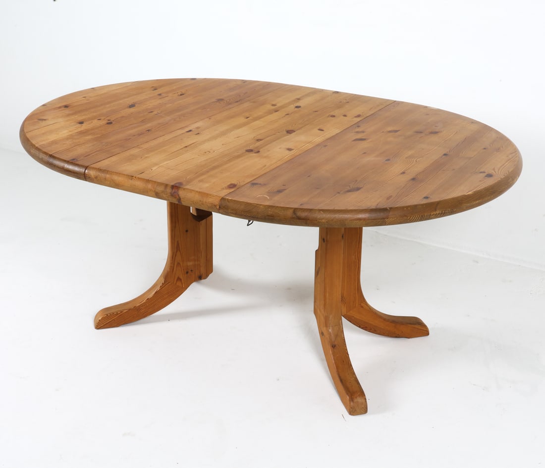 DAUMILLER STYLE PINE EXTENDING DINING TABLE (1 of 20)
