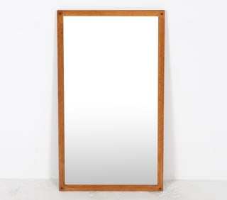 AKSEL KJERSGAARD DANISH OAK WALL MIRROR C. 1960S