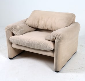 CASSINA MARALUNGA LOUNGE CHAIR C. 1970S