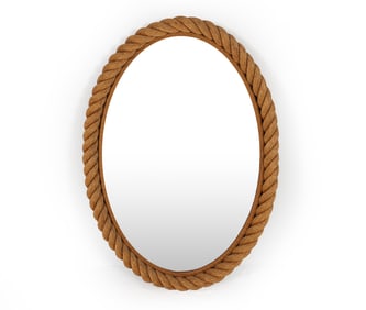 ADRIEN AUDOUX & FRIDA MINET ROPE MIRROR 1960S