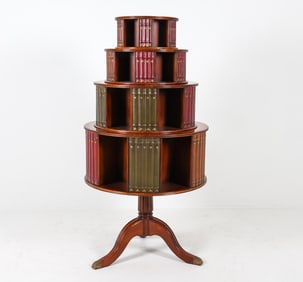 ENGLISH REVOLVING BOOKCASE BOOKMILL