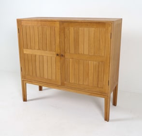 KURT OSTERVIG MID-CENTURY OAK SIDEBOARD C. 1960S