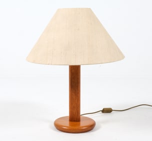SCANDINAVIAN TEAK TABLE LAMP C. 1960S