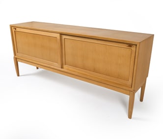 H. W. KLEIN FOR BRAMIN OAK SIDEBOARD C. 1970S