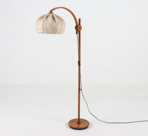 DOMUS DANISH TEAK FLOOR LAMP C. 1960S