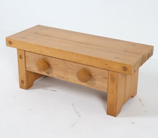 ROLAND WILHELMSSON SWEDISH PINE LOW CHEST C. 1970S