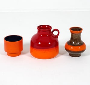 WEST GERMAN CERAMIC GROUPING C. 1970S
