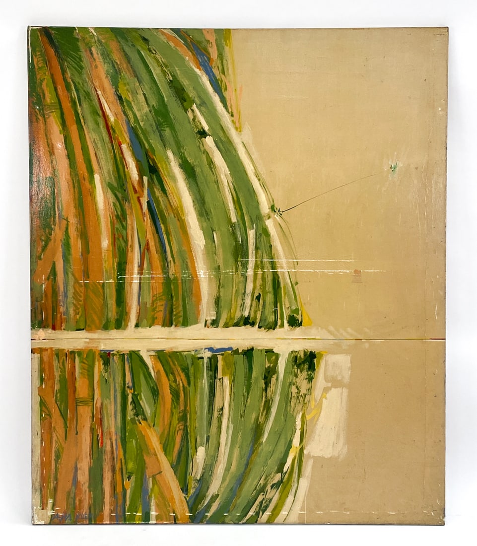 JASHA GREEN (1923-2006) LARGE ABSTRACT O/C (1 of 6)
