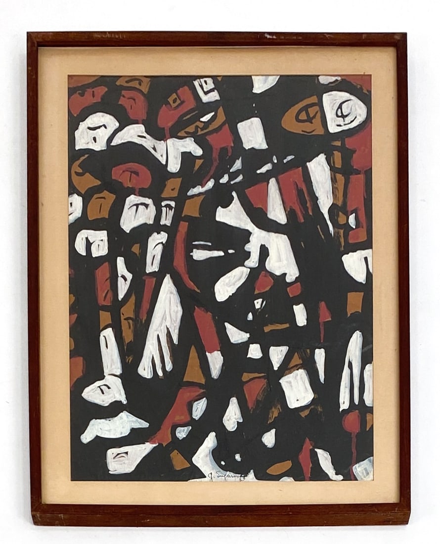 GEORGE SUGARMAN (1912-1999) ABSTRACT O/P (1 of 6)